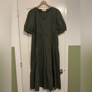 Dark Green Maxi Dress